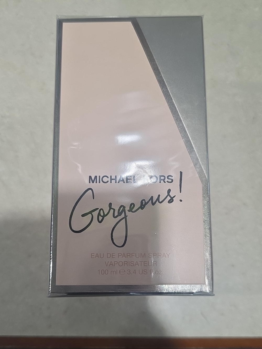 Michael Kors Gorgeous! Pale Pink & Silver Fragrance Box